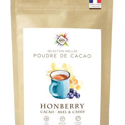 Honberry - Cacao per cioccolata calda con ribes nero e miele