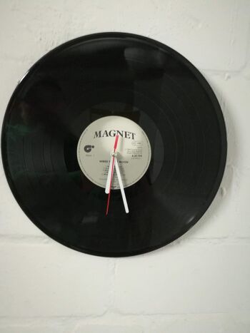 Horloge murale en vinyle Record Clock Motif classique 3