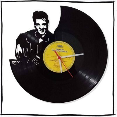 Orologio da disco in vinile con motivo Elvis Presley