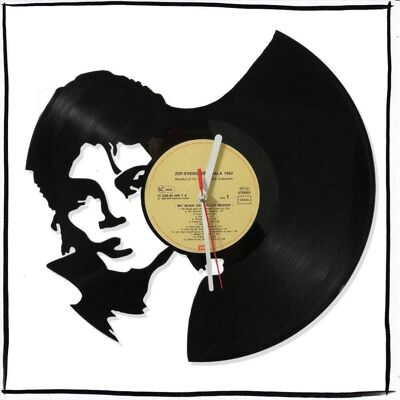 Horloge murale en vinyle Record Clock avec Michael Jackson