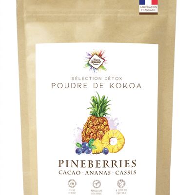 Pineberries - Cocoa powder, pineapple and blackcurrant
