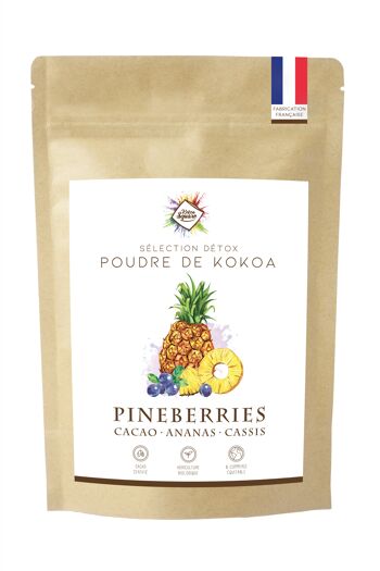 Pineberries - Poudre de cacao, ananas et cassis 1