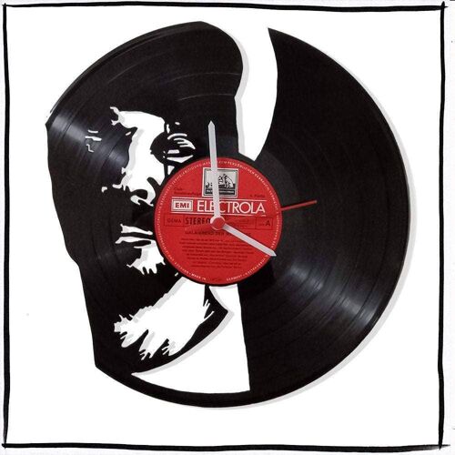 Wanduhr aus Vinyl Schallplattenuhr mit Snoop Dogg Motiv