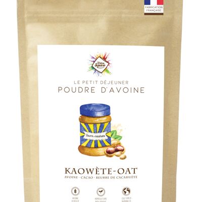 Kaowète-OAT – Instant-Haferflocken mit Kakao und Erdnüssen