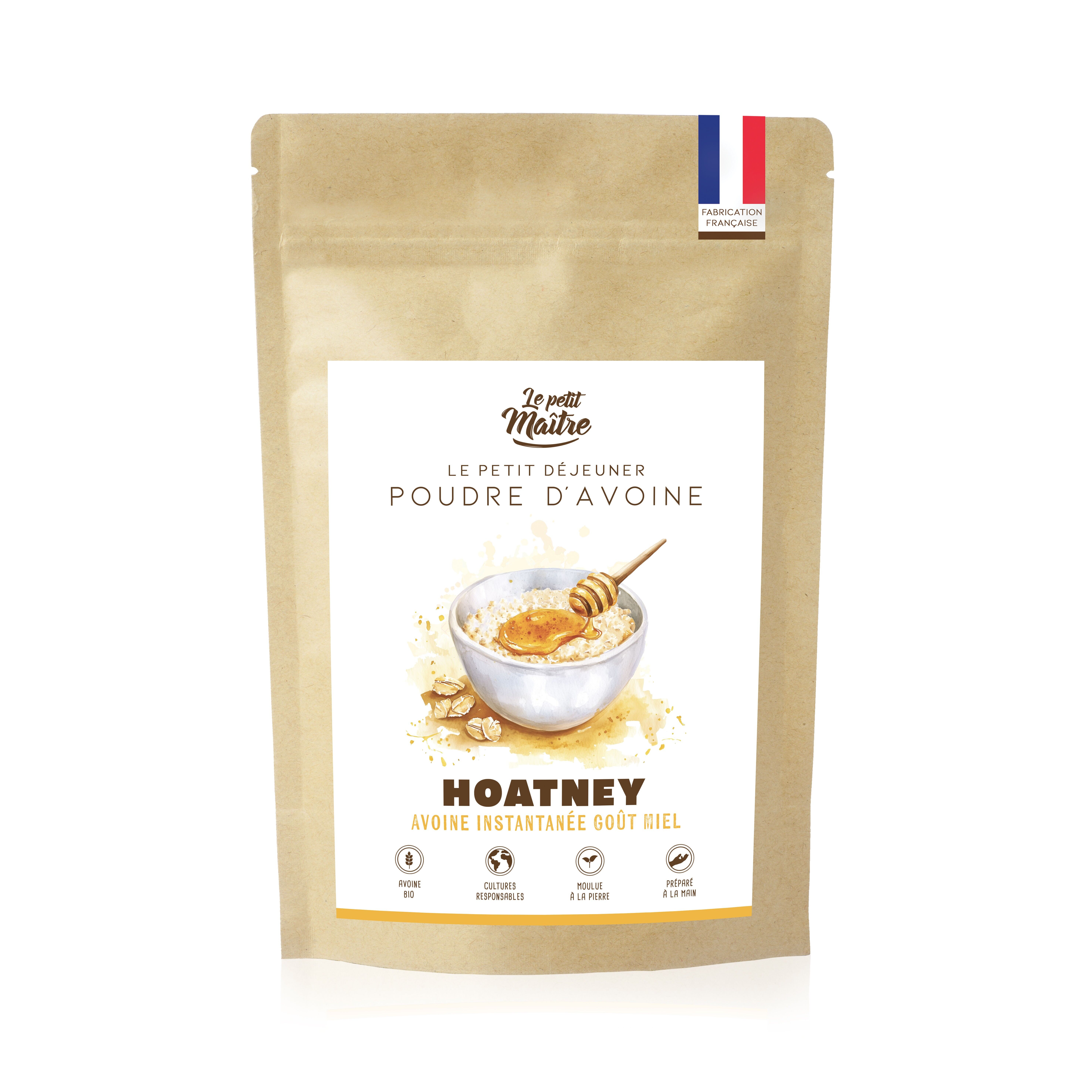 Avoine instantanée au goût de miel