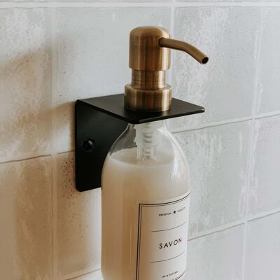 Supporto da parete per dispenser di sapone