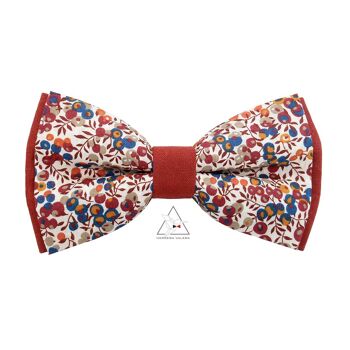 Noeud papillon en tissu Liberty Wiltshire Bud Tomette 1