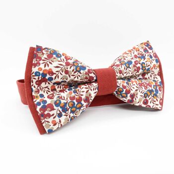 Noeud papillon en tissu Liberty Wiltshire Bud Tomette 2