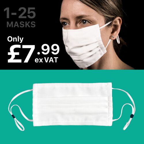 SaferMask Single Pack in White x