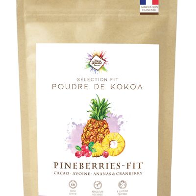 Pineberries-Fit - Cocoa, oats, pineapple and cranberry