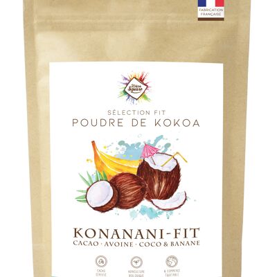 Konanani-Fit - Cacao, avena, plátano y coco
