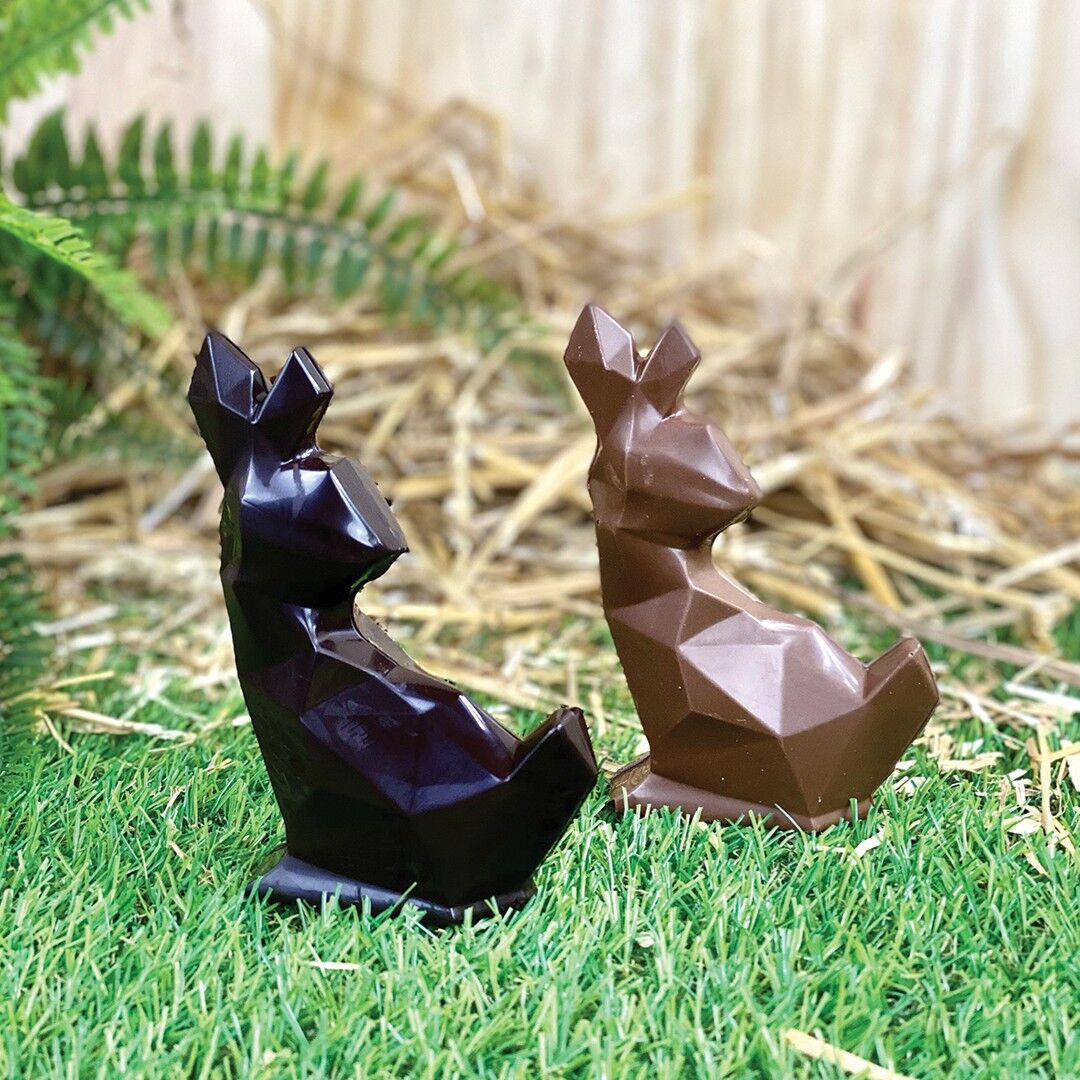 FLAVIEN THE MILCH & DARK CHOCOLATE RABBIT - OSTERSCHOKOLADE