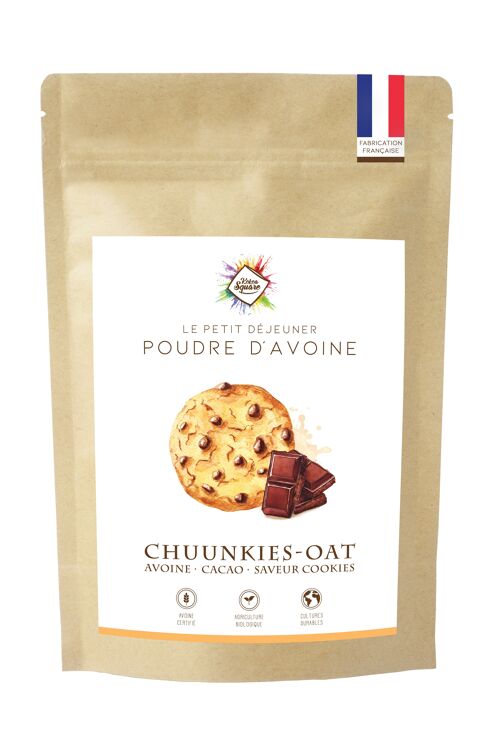 Chuunkies-OAT - Avoine instantané au cacao saveur cookies