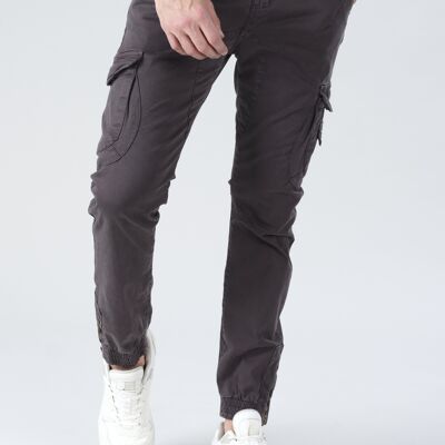 Trousers trous-cargo garden pa m charcoal