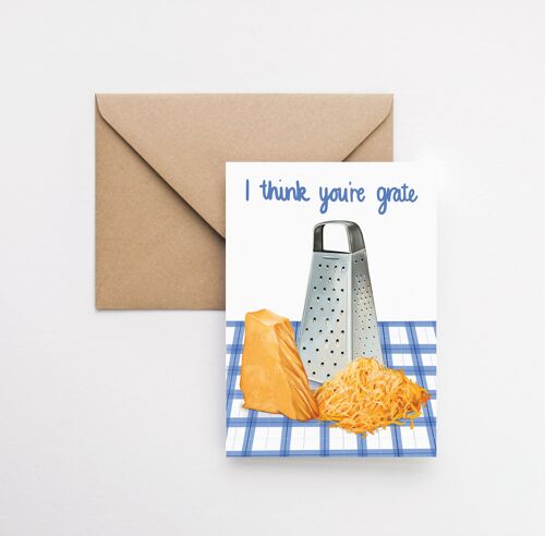 I think you're grate A6 greeting card