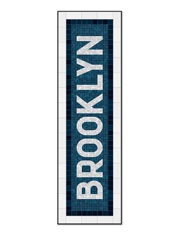 NY Black - BROOKLYN 60X200 - Tirage d'art 1