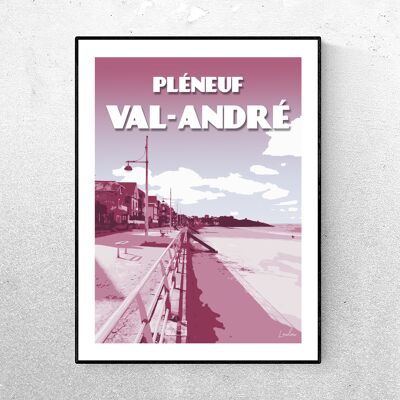 POSTER Pléneuf Val-André - Lila