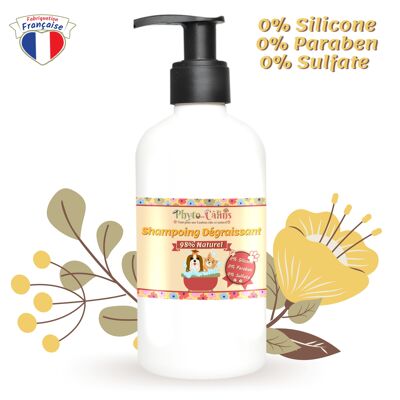 Oily coat shampoo / 98% natural