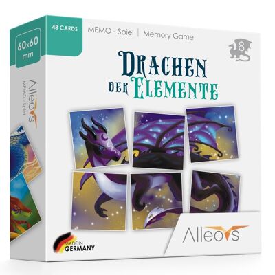 Dragones de los Elementos - juego de memoria