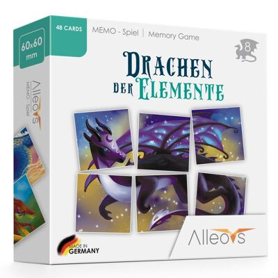 Dragones de los Elementos - juego de memoria