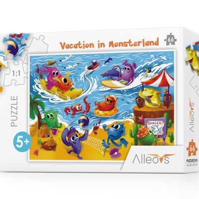 Puzzle vacances à Monsterland