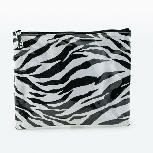 Cosmetic bag Zebra large flat bag Tasche Kosmetiktasche
