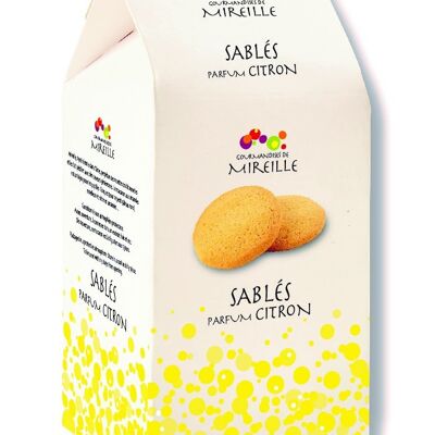 Galletas de mantequilla con aroma de limón