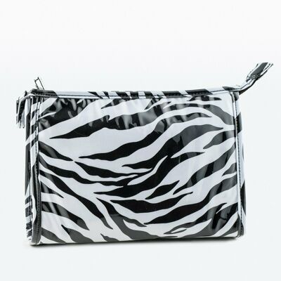 Cosmetic bag Zebra medium A-line bag Cosmetic bag