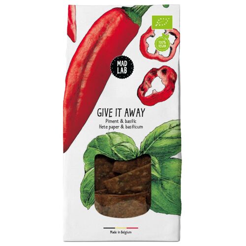 MAD LAB - Chili-Basilikum-Cracker (vegan) - Give It Away