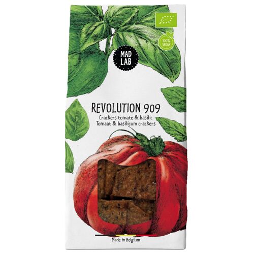 MAD LAB - Getrocknete Tomate und Basilikum Cracker (vegan) - Revolution 909