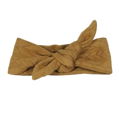 Baby hairband TIED cable bronze