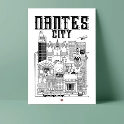 Affiche Nantes City