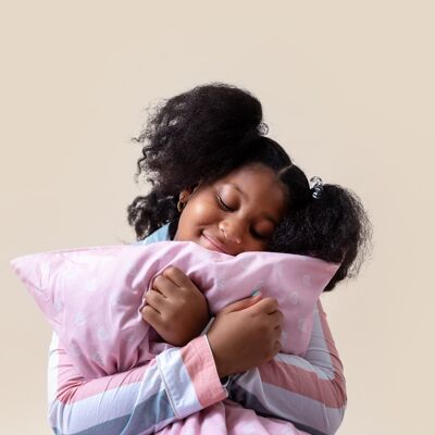 Pillow Case - Pink Rainbow - Small (40 x 60cm) - nopersonalisation