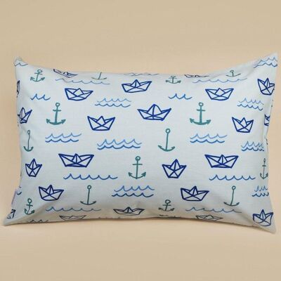 Pillow Case - Blue Sailor - Large (50x75cm) - nopersonalisation