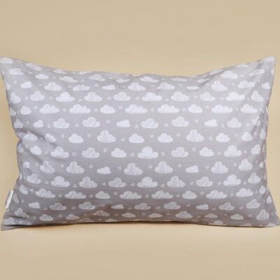 Pillow Case - Grey Cloud - Large (50 x 75cm) - nopersonalisation