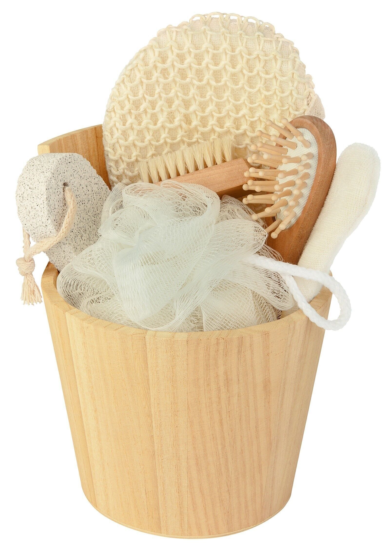 Set regalo sauna in vasca di legno