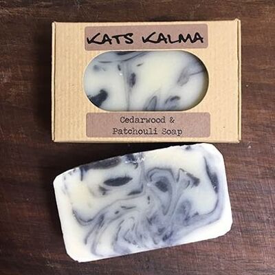 Natural Handmade Soap - Cedarwood & Patchouli