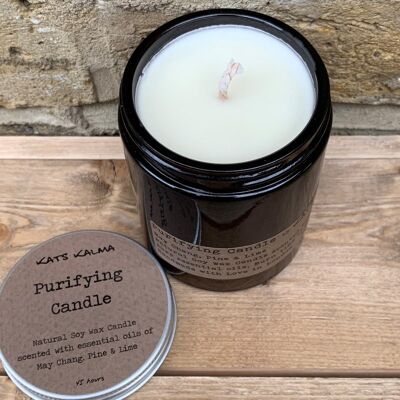 Natural Essential Oil Candle - Purifying