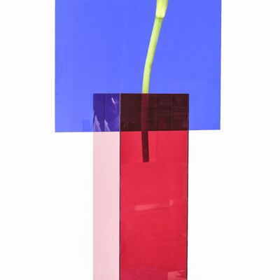 Bau Vase.RedBlue