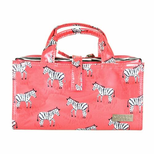 Bag Zany Zebra Large Handle Kosmetiktasche Tasche