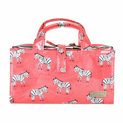 Bag Zany Zebra Large Handle Cosmetic Bag Bag