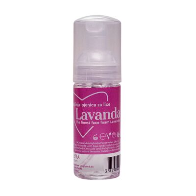 Schiuma Viso con Idrolato di Lavanda 60ml