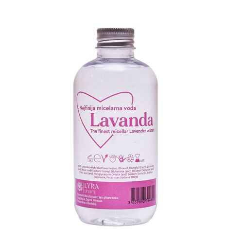 Micellar Water with Lavender Hydrolate 200ml