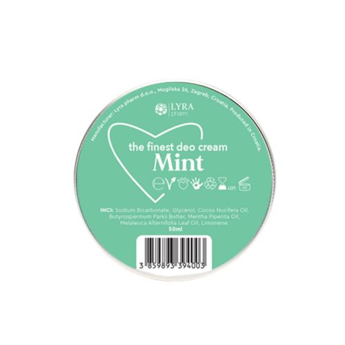 Refreshing Mint Deodorant Cream 50ml