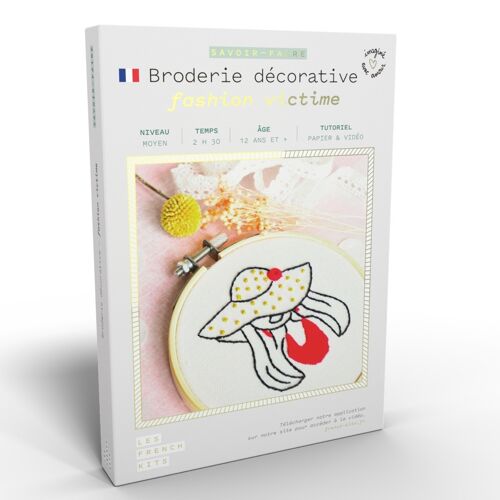 Kit Broderie Femme Tendance