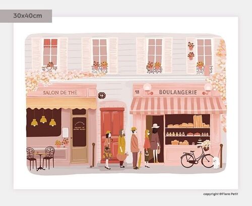 Affiche 30x40cm - La Boulangerie