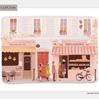 Affiche A4 - La Boulangerie