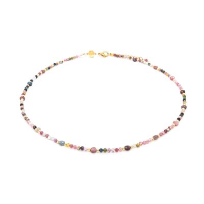 Collar Paloma en piedras Turmalina