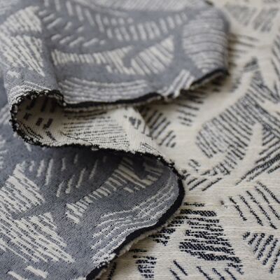 Summer Shade jacquard fabric - Anthracite