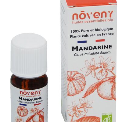 Huile essentielle de Mandarine bio 5mL - Plante cultivée et distillée en France